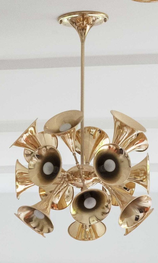 Eichholtz Pendant Lamp Chandelier Brass