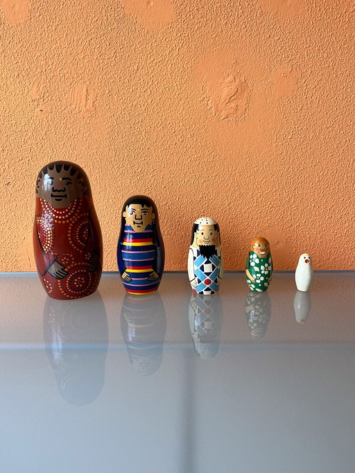 Vintage Ikea Ps 1999 Jutanas Matryoshka Set