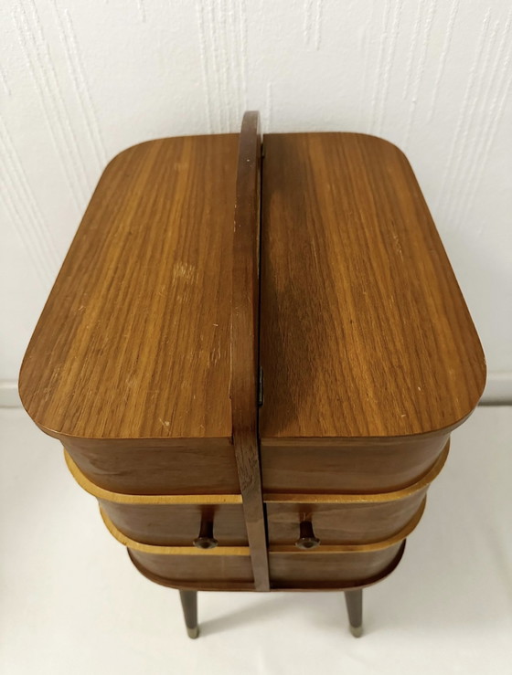 Image 1 of Mid-century sewing box