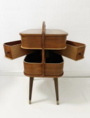 Mid-century sewing box