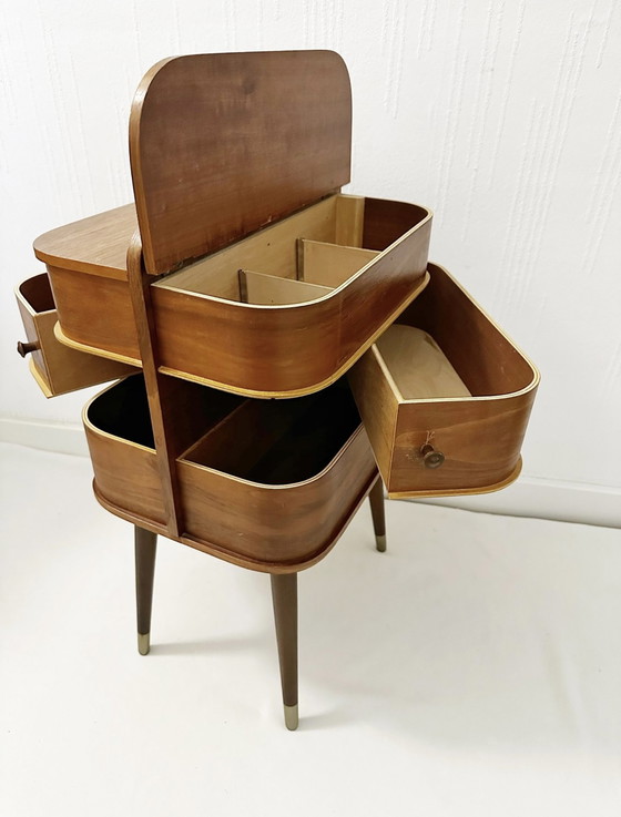 Image 1 of Mid-century sewing box