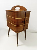 Mid-century sewing box