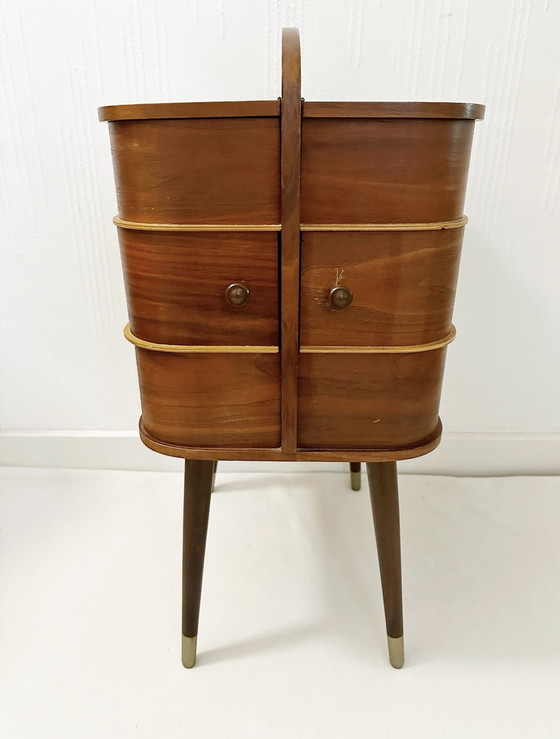 Image 1 of Mid-century sewing box