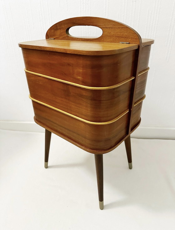 Image 1 of Mid-century sewing box