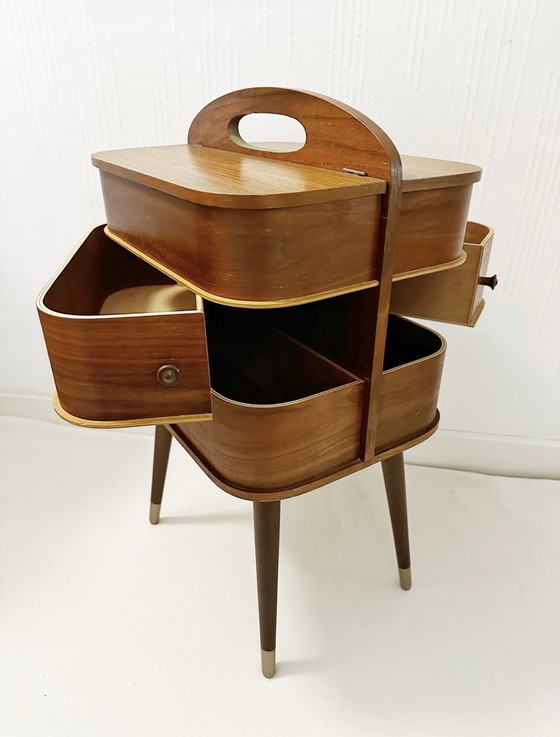 Image 1 of Mid-century sewing box