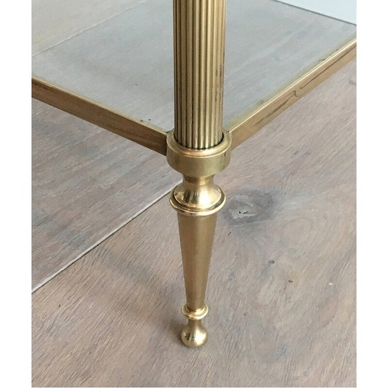 Image 1 of Pair of vintage brass sofa ends, 1940s