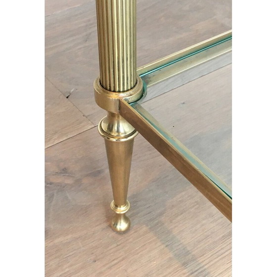 Image 1 of Pair of vintage brass sofa ends, 1940s