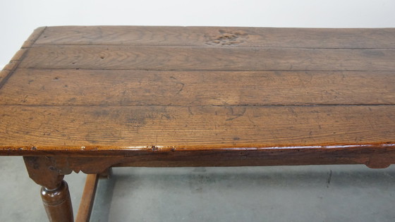 Image 1 of Large Oak Dining Table