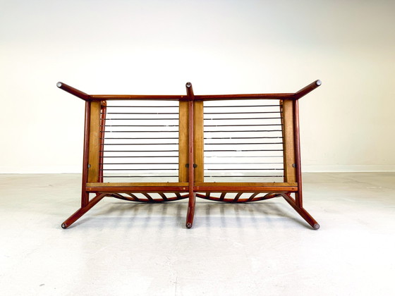 Image 1 of Mid - Century Svend Åge Teak Sofa 2-Seater Couch Glostrup