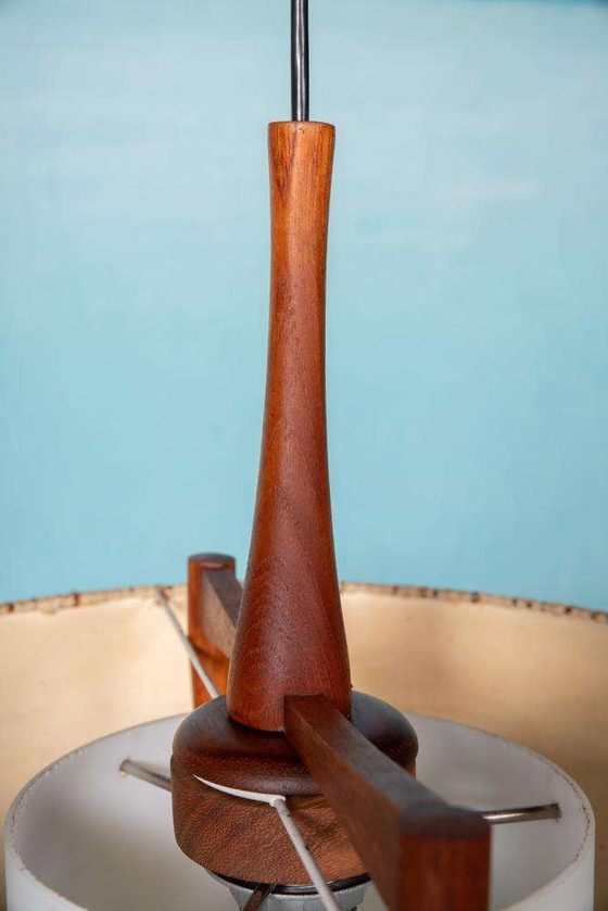 Image 1 of Lampe suspendue vintage Temde leuchten, suspension midmod sixties