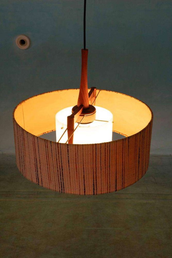 Image 1 of Lampe suspendue vintage Temde leuchten, suspension midmod sixties