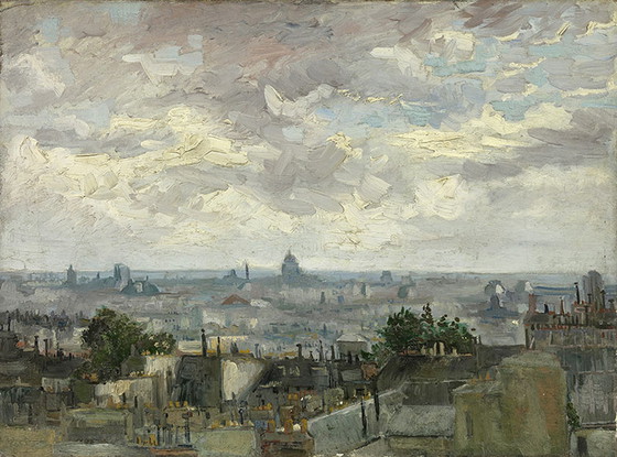 Image 1 of Vincent van Gogh - View of Paris