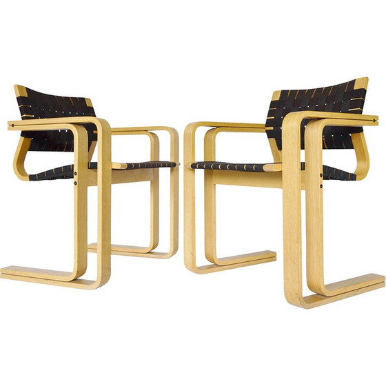 Image 1 of Pair of vintage armchairs model 5331 by Rud Thygesen and Johnny Sorensen for Magnus Olesen, Denmark 1970s