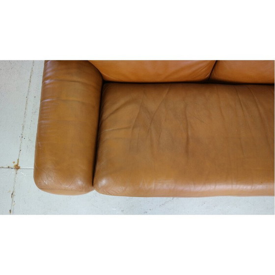 Image 1 of Vintage "Bengodi" leather sofa by Cini Boeri for Aflex, Italy 1970
