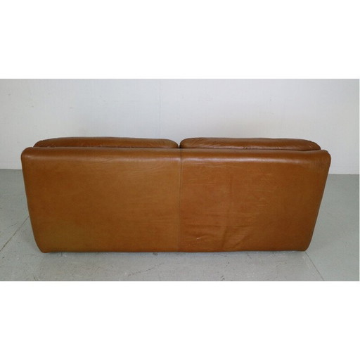 Vintage "Bengodi" leather sofa by Cini Boeri for Aflex, Italy 1970