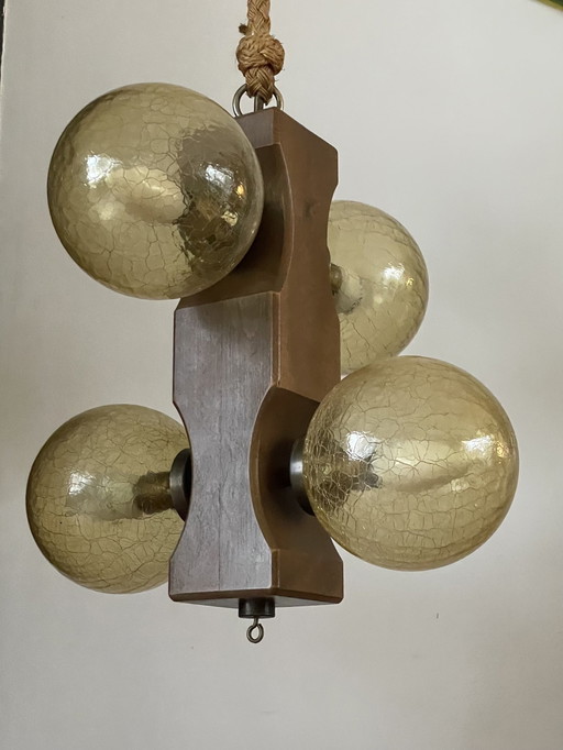 Massive Belgium - Vintage Solid Wood Pendant Lamp