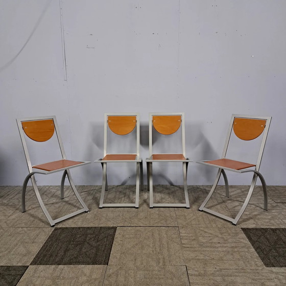 Image 1 of 4x chaises de salle à manger KFF sine