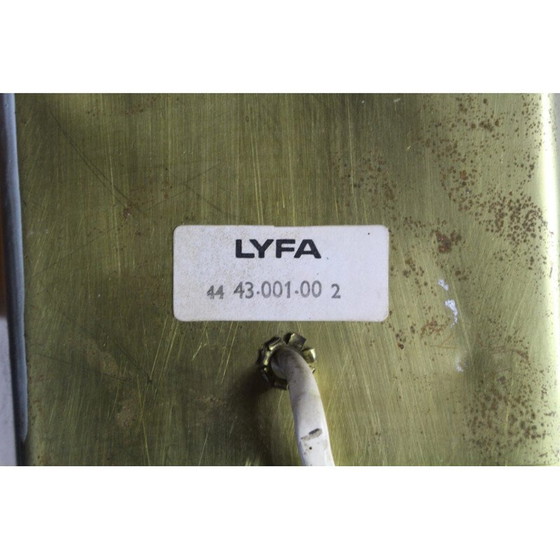 Image 1 of Vintage crystal wall lamp by Carl Fagerlund for Lyfa, 1960s