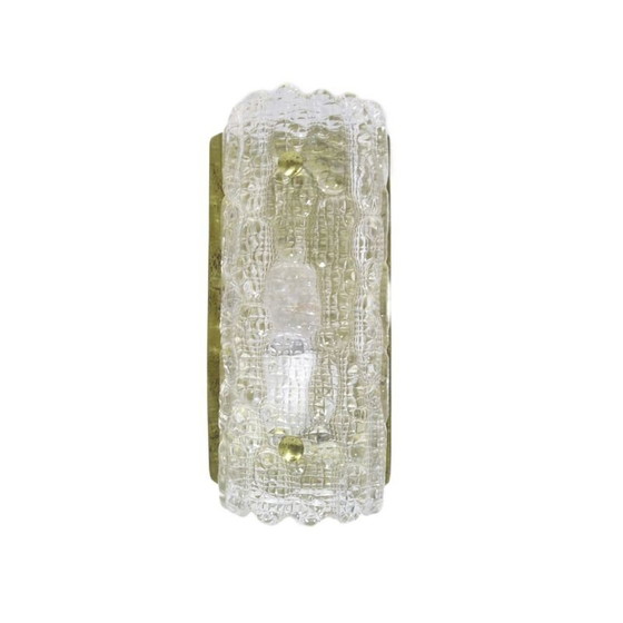 Image 1 of Vintage crystal wall lamp by Carl Fagerlund for Lyfa, 1960s