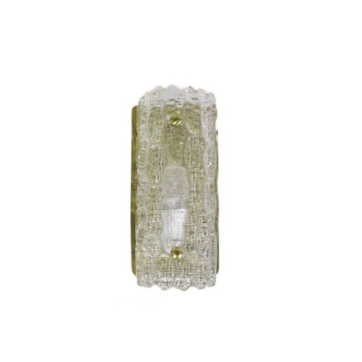 Vintage crystal wall lamp by Carl Fagerlund for Lyfa, 1960s