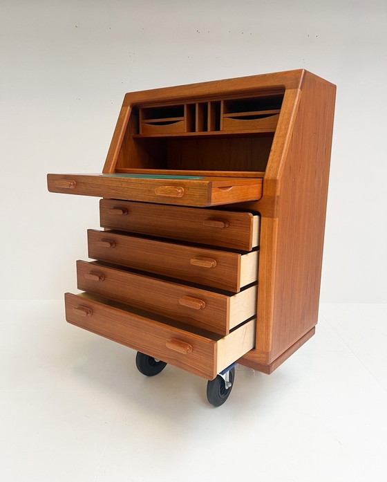 Image 1 of Teak Secretaire From Dyrlund, 1960'S