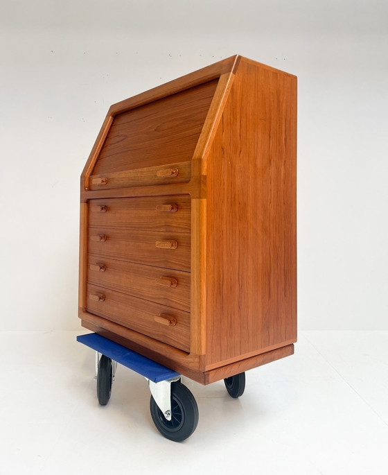 Image 1 of Teak Secretaire From Dyrlund, 1960'S
