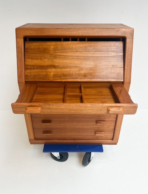 Image 1 of Teak Secretaire From Dyrlund, 1960'S
