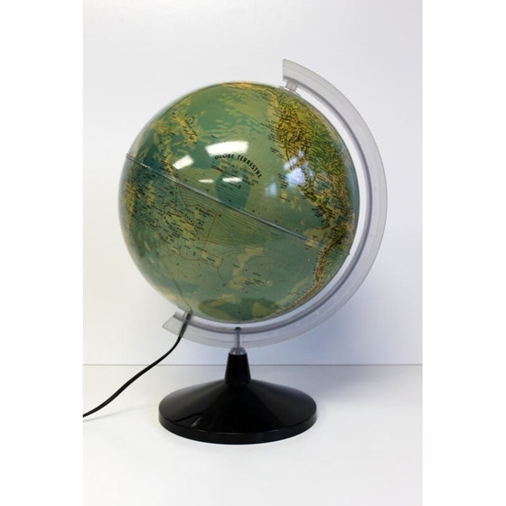 Image 1 of Vintage luminous globe Tecnodidattica, 1980