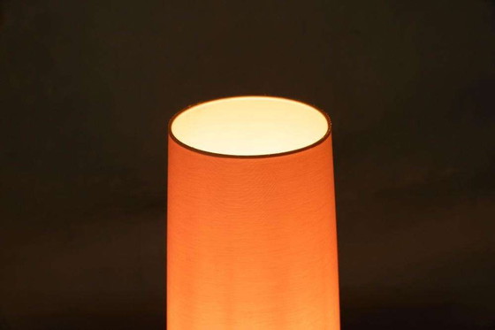 Image 1 of Japandi Danish design table lamp teak, sixties table lamp