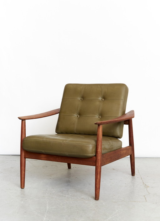 Arne Vodder Lounge Easy Chair FD 164 for France & Søn