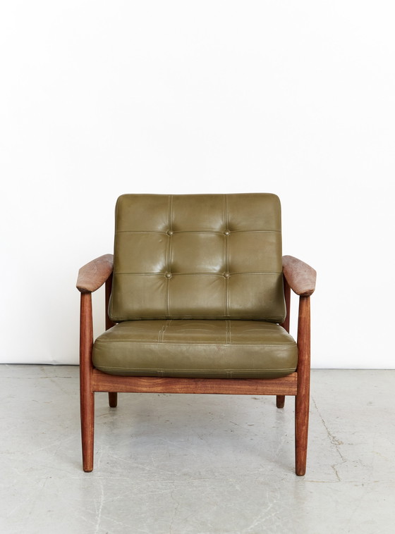 Image 1 of Arne Vodder Lounge Easy Chair FD 164 pour France & Søn