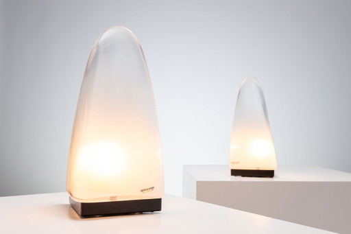 Luminaires de table "Fins" de Carlo Nason pour AV Mazzega