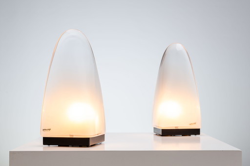 Luminaires de table "Fins" de Carlo Nason pour AV Mazzega