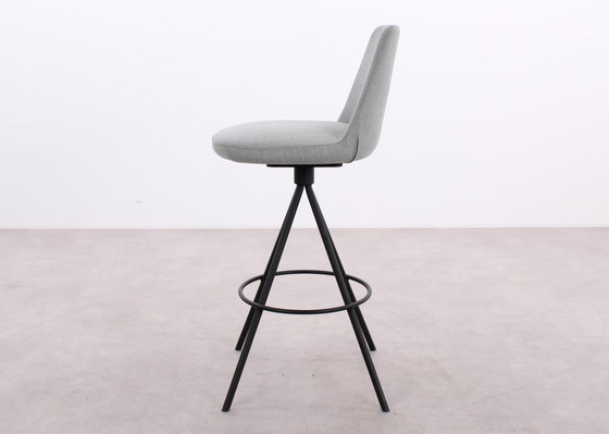 Image 1 of 2x DeBerenn Hendrix bar stool gray