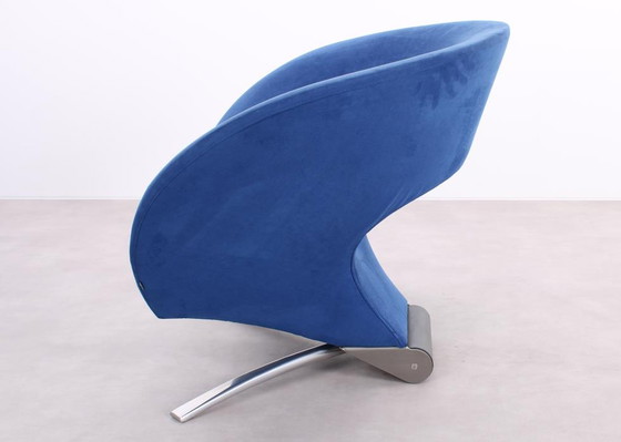 Image 1 of Fora Form Loop armchair dark blue