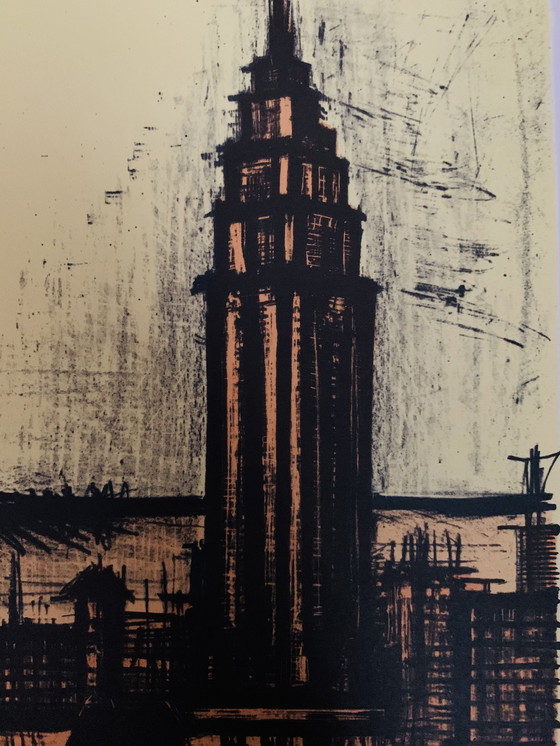 Image 1 of Bernard Buffet, "New York, 1965" Opening Promotion! Color Lithography.