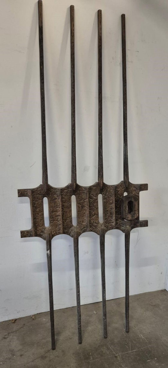 Image 1 of Brutalist Wall Sculpture