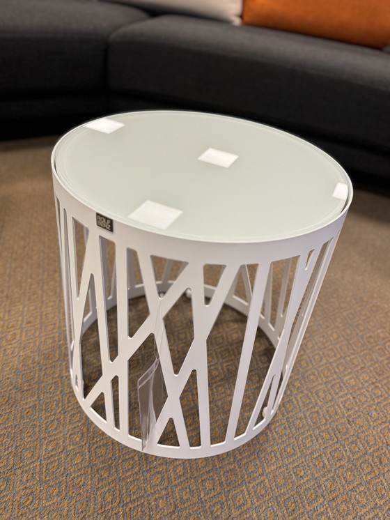 Image 1 of Rolf Benz 8330 103 side table white Glass