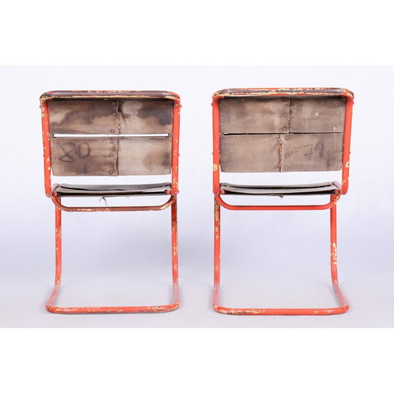 Image 1 of Pair of vintage chairs by Josef Gocar for Lázně Bělohrad, Czechia 1930s