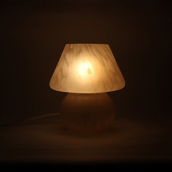 Image 1 of Vintage mushroom lamp made of glass
