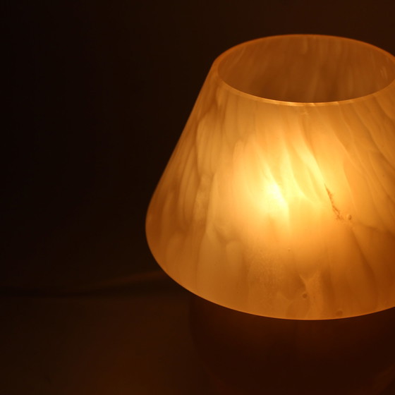 Image 1 of Vintage mushroom lamp made of glass