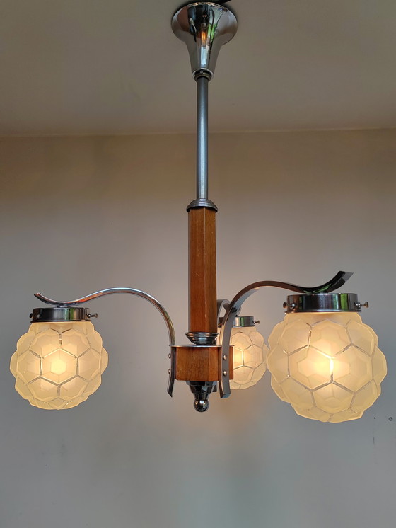 Image 1 of Art-Deco chandelier