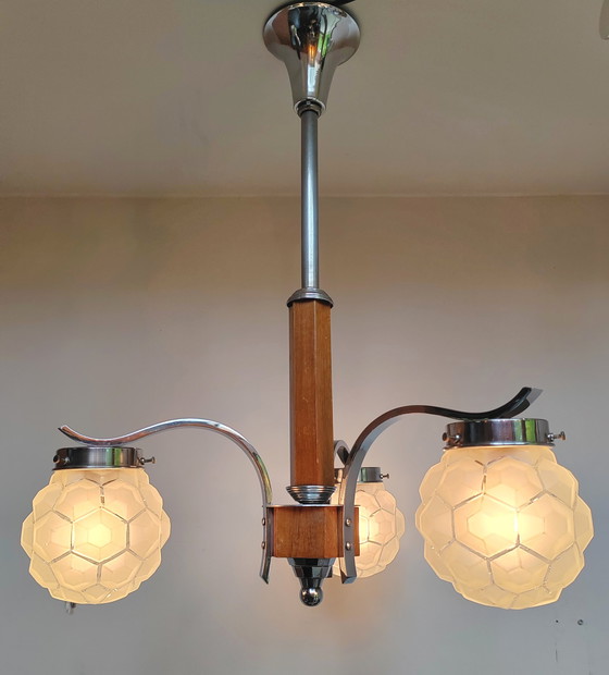 Image 1 of Art-Deco chandelier