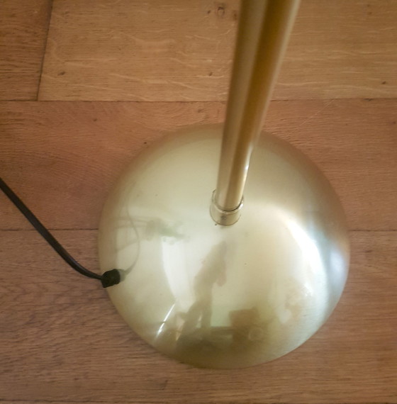 Image 1 of Elegant brass floor lamp Brilliant Leuchten