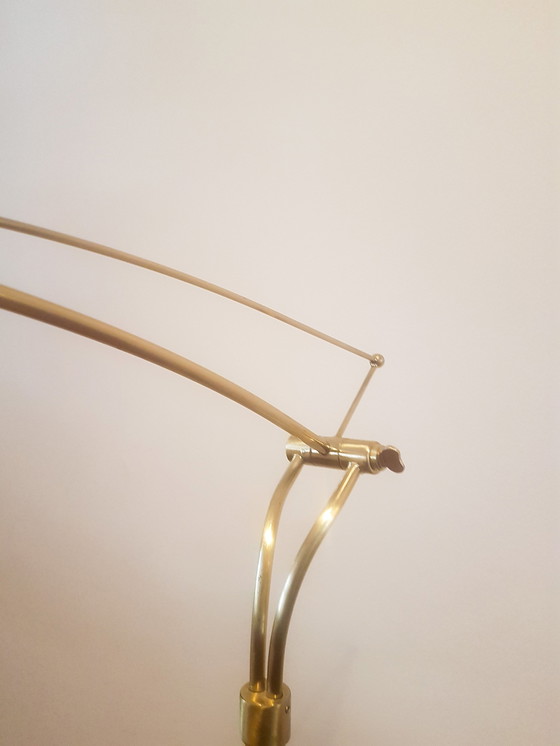 Image 1 of Elegant brass floor lamp Brilliant Leuchten