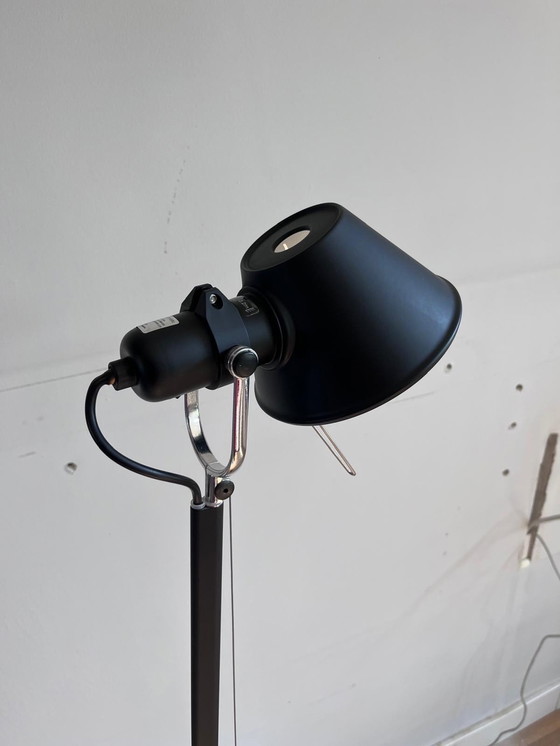 Image 1 of Artemide Tolomeo Floor Lamp Black