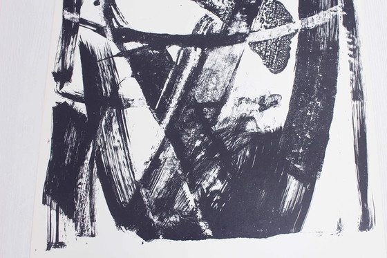 Image 1 of Lithographie de l'artiste suisse Bernd Völkle 1963