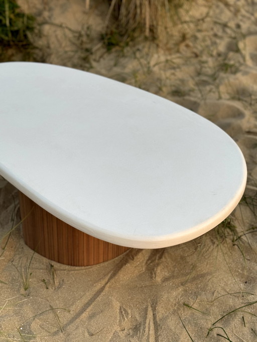 Coffee Table Concrete Organic Studio Nena Design