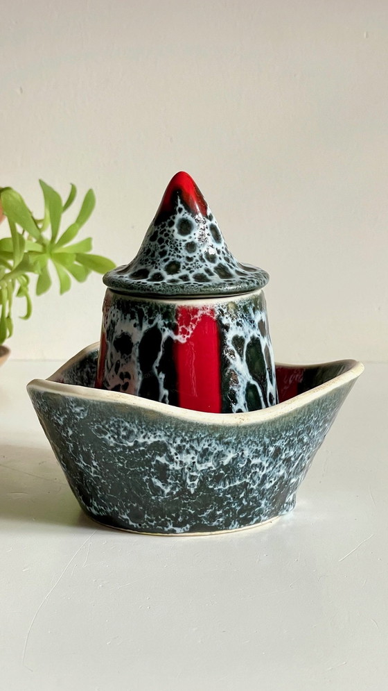 Image 1 of Scatole portagioielli in ceramica vintage Vallauris