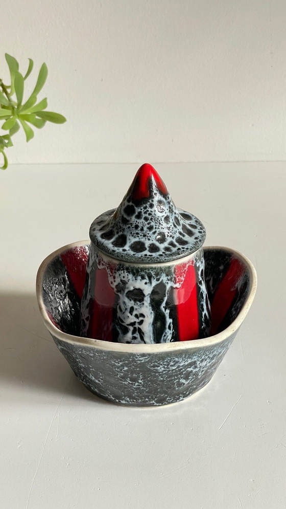 Image 1 of Scatole portagioielli in ceramica vintage Vallauris